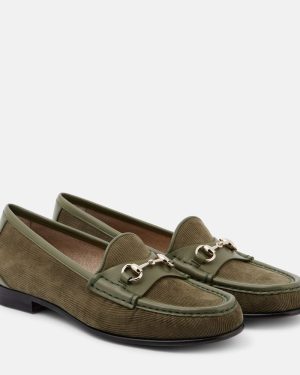 Gucci Horsebit 1953 corduroy loafers