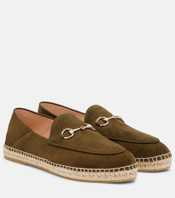 Gucci Horsebit suede espadrilles