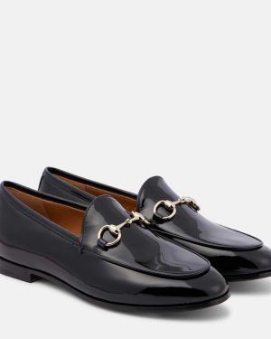 Gucci Jordaan Horsebit patent leather loafers