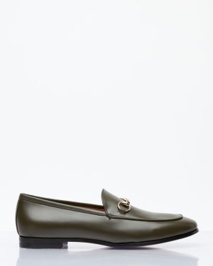 Gucci Jordaan Loafers - Woman Loafers Green Eu - 36