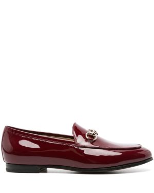 Gucci Jordaan Patent Leather Loafers