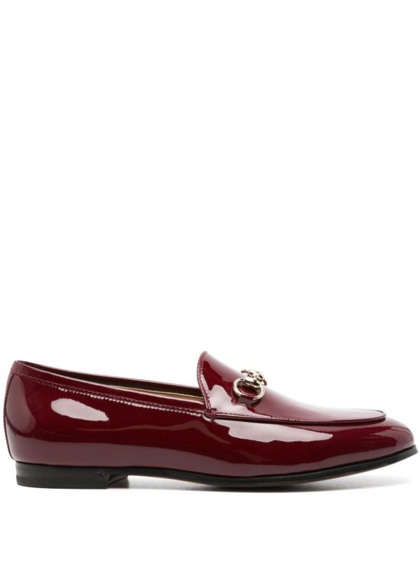 Gucci Jordaan Patent Leather Loafers