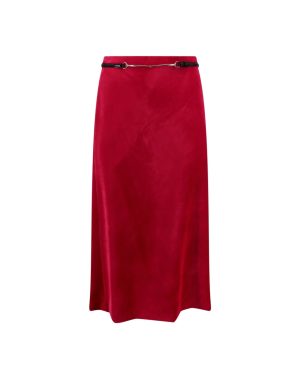 Gucci Velvet Bloom Midi Skirt