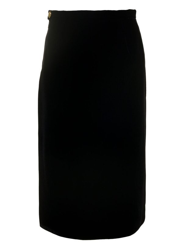 Gucci Velvet Midi Skirt
