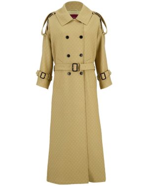 Gucci Wool And Silk Double-Breasted Coat