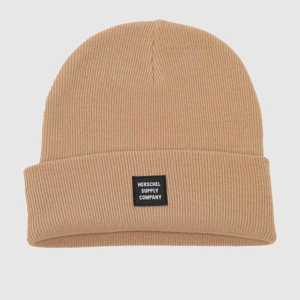 HERSCHEL Abbott Beanie in Beige, Size: OSFM