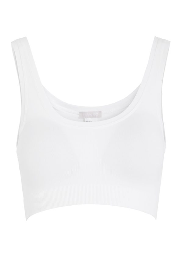Hanro White Touch Feeling Padded Bra Top UK14-16 / L - L (UK14-16 / L)