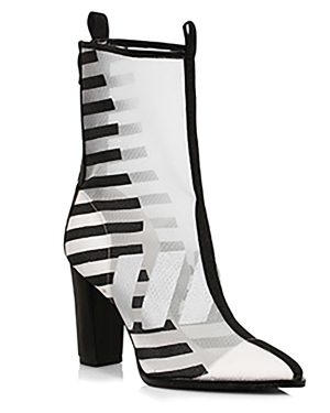 Harley Mesh Women's Ankle Boots | Adult Fancy Dress Costume Shoes