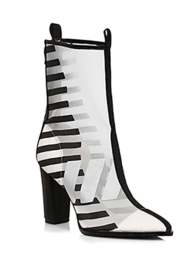 Harley Mesh Women's Ankle Boots | Adult Fancy Dress Costume Shoes