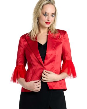 Harley Quinn Women's Fancy Dress Costume Suit Blazer | Harley Quinn Fancy Dress Costumes