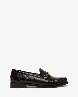 Harry dark brown loafers