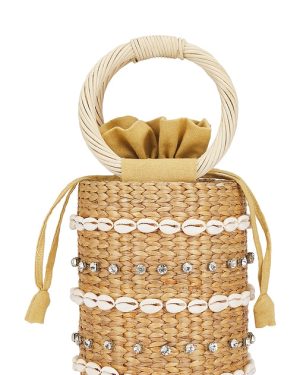 Hat Attack Leah Gem Bag in Neutral.