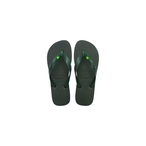 Havaianas - Top Brasil, Comfortable, Durable and Lightweight Flip-Flops, with Non-Slip Sole, Brazilian Flag on the Straps, Adults Unisex