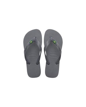 Havaianas - Top Brasil, Comfortable, Durable and Lightweight Flip-Flops, with Non-Slip Sole, Brazilian Flag on the Straps, Adults Unisex, 6/7 UK
