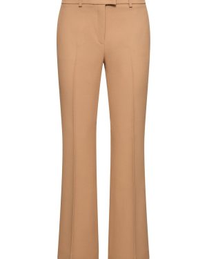 Haylee Flared Crepe Cropped Pants
