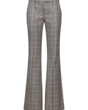 Haylee Wool Crepe Tailored Flared Pants