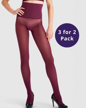 Heist The Sixty Opaque Tights 3 for 2 Pack