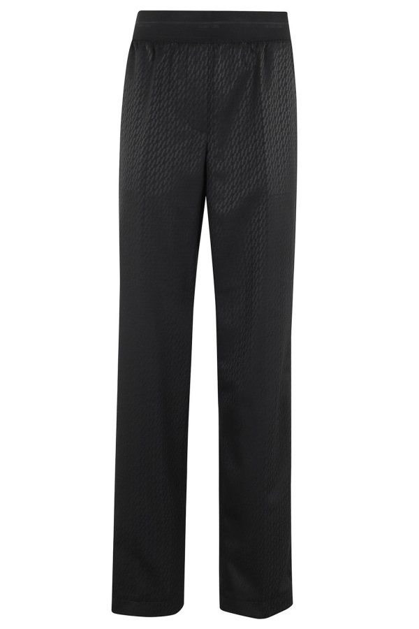 Helmut Lang Logo-jacquard Straight-leg Trousers
