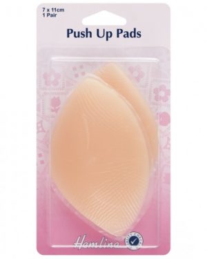 Hemline Bra Push Up Pads Beige