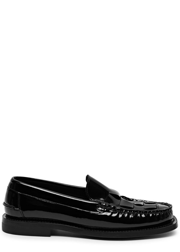 Hereu Nombela Patent Leather Loafers - Black - 36 (IT36/ UK3)