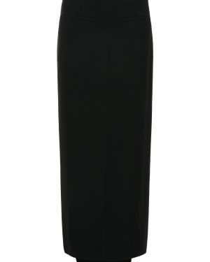 Heritage Tech Crepe Maxi Skirt