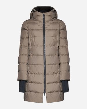 Herno Hooded Quilted Nylon Down Parka Jacket