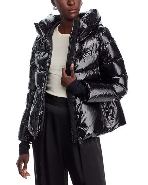 Herno Laminar Glazed Hooded Puffer Jacket