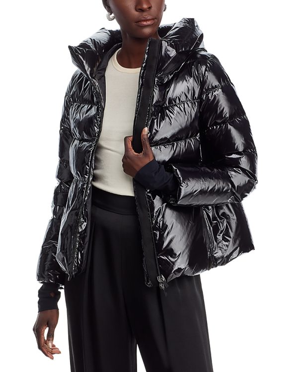 Herno Laminar Glazed Hooded Puffer Jacket