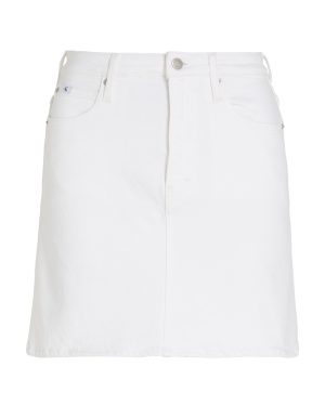 High Rise A Line Mini Skirt