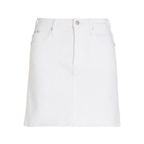 High Rise A Line Mini Skirt