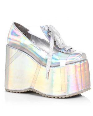 Hologram Platform Women's Shoes | Disco Fancy Dress Costume Accessories