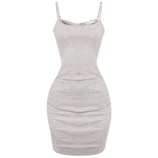 Honeyz Backless Maxi Dress Womens - Grey