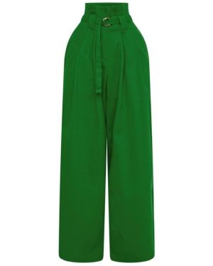 Honeyz Wide-Leg Trousers Womens - Green