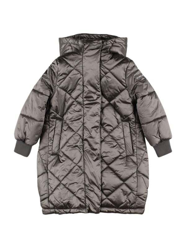 Hooded Poly Puffer Jacket