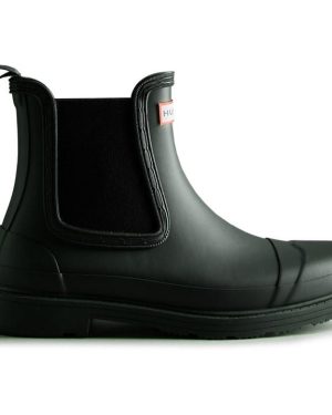 Hunter Comando Chelsea Wellington Boots - Green