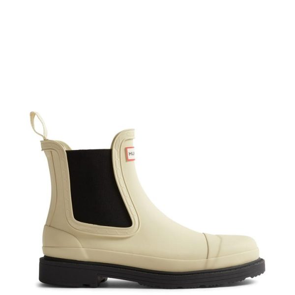 Hunter Commando Chelsea Boots - Grey