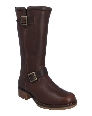 Hunter Iona Brown Womens knee-high boots HFRWGB0040507-CB in a Plain in Size 7