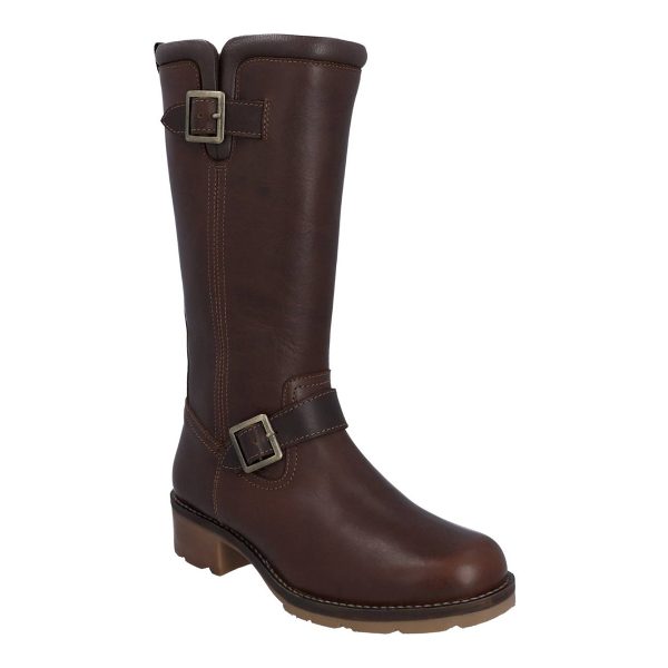Hunter Iona Brown Womens knee-high boots HFRWGB0040507-CB in a Plain in Size 7