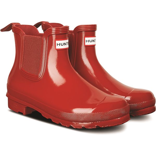Hunter Womens Original Chelsea Gloss Wellington Boots UK Size 7 (EU 40/41)