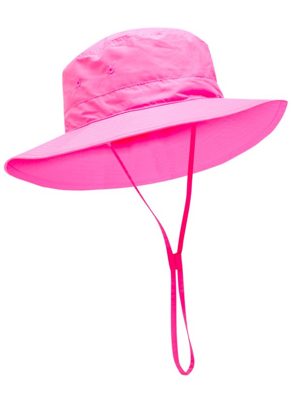Hunza G Upf 50+ sun hat - Bright Pink - One Size