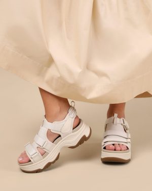 Hurricane Ampsole Gaila Birch Strappy Sandals