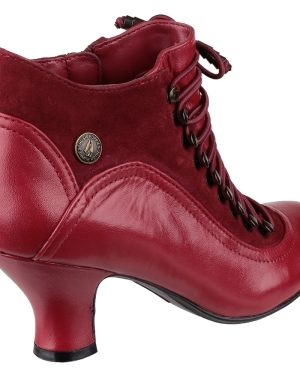 Hush Puppies Womens Vivianna Leather Heeled Ankle Boots UK Size 8 (EU 41)
