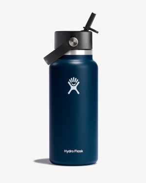 Hydroflask 946 ml Wide Flex Straw Cap Indigo Universal