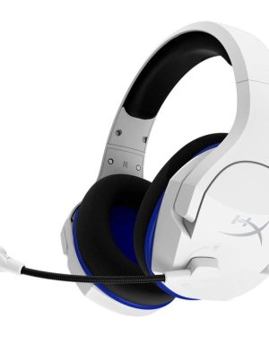 HyperX Cloud Stinger Core - Wireless Gaming Headset, for PS4, PS5, PC, Lightweight, Durable Steel Sliders, Noise-Cancelling Microphone - White