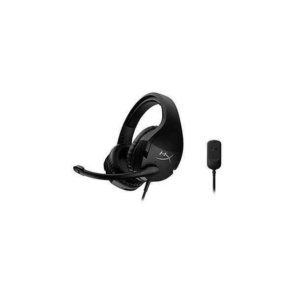HyperX Cloud Stinger S Gaming Headset, for PC, Virtual 7.1 Surround Sound, Lightweight, Durable Steel Sliders, Swivel-to-mute Noise-Cancelling