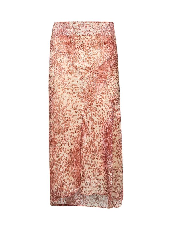 ISABEL MARANT | Lisanne burnout velvet midi skirt | Women | 38