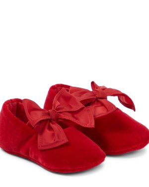 Il Gufo Baby bow-embellished ballet flats
