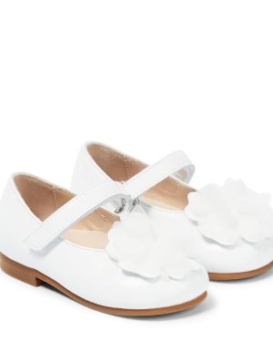 Il Gufo Baby leather ballet flats