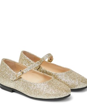 Il Gufo Glitter ballet flats