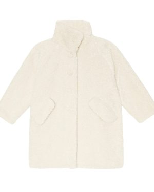 Il Gufo Mockneck faux fur coat